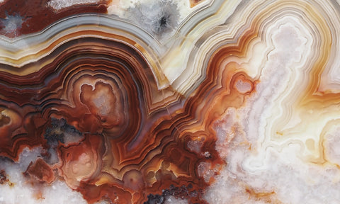 Mexican Crazy Lace Agate Rock Slab 498