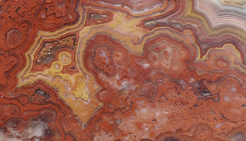 Mexican Crazy Lace Agate Rock Slab 492