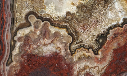 Mexican Crazy Lace Agate Rock Slab 485