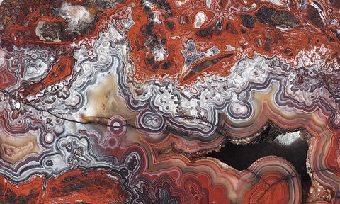 Mexican Crazy Lace Agate Rock Slab 483