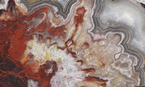 Mexican Crazy Lace Agate Rock Slab 476