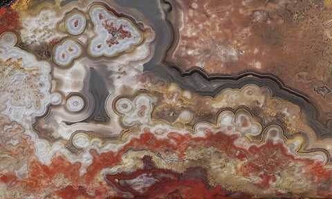 Mexican Crazy Lace Agate Rock Slab 490