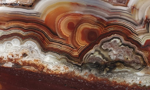 Laguna Lace Agate Rock Slab 448