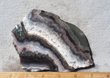 Amethyst Lace Agate Slab 187