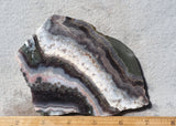 Amethyst Lace Agate Slab 187
