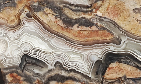 Laguna Lace Agate Rock Slab 434