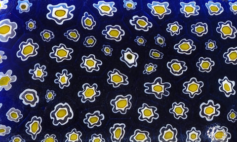 Millefiori Glass Slab 86