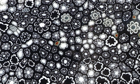 Millefiori Glass Slab 91