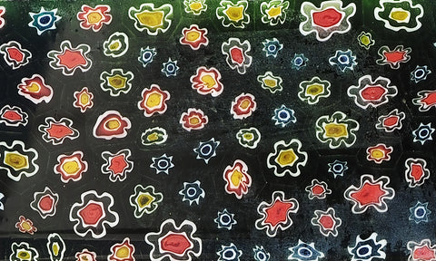 Millefiori Glass Slab 88