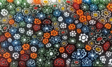Millefiori Glass Slab 93