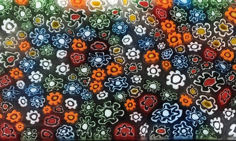 Millefiori Glass Slab 93