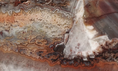 Mexican Crazy Lace Agate Rock Slab 406