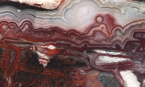 Mexican Crazy Lace Agate Rock Slab 423
