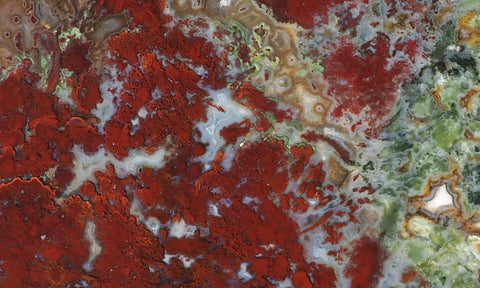 Red Lightning Agate Slab 28