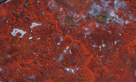 Red Lightning Agate Slab 25