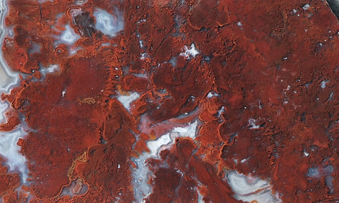Red Lightning Agate Slab 24