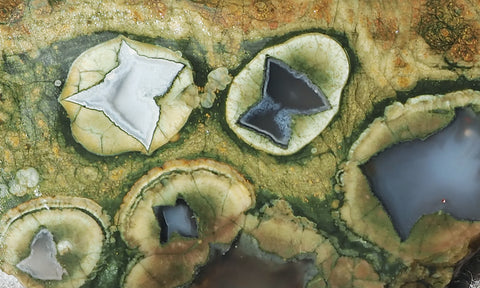 Rainforest Jasper Rock Slab 78