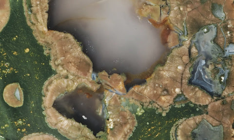 Rainforest Jasper Rock Slab 76