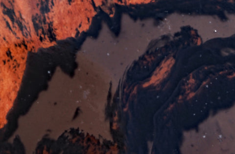 Mahogony Obsidian Slab 85