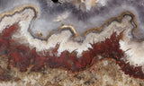 Blue Moon Plume Agate Slab 454