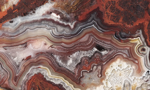 Mexican Crazy Lace Agate Rock Slab 398