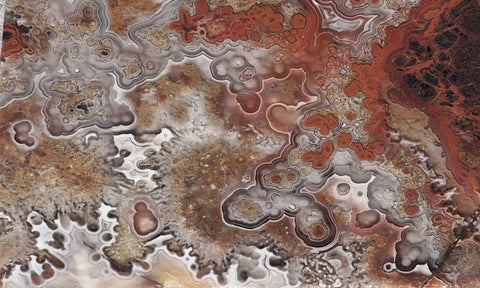 Mexican Crazy Lace Agate Rock Slab 428