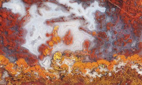 Mexican Moss Agate Rock Slab 286