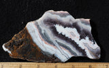 Amethyst Lace Agate Slab 190