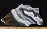 Amethyst Lace Agate Slab 190