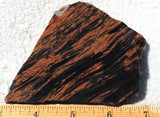 Mahogony Obsidian Slab 95