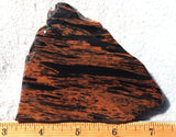 Mahogony Obsidian Slab 97