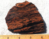 Mahogony Obsidian Slab 92