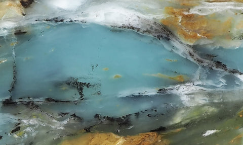 Peruvian Blue Opal Slab  256