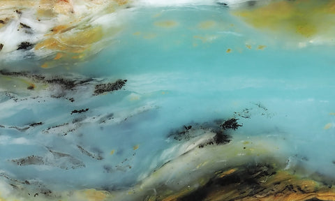 Peruvian Blue Opal Slab  253