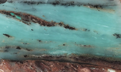 Peruvian Blue Opal Slab  244