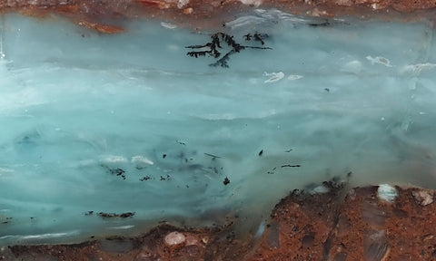 Peruvian Blue Opal Slab  238