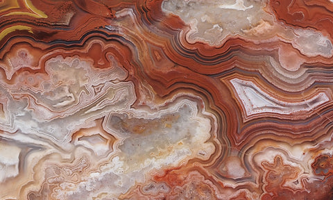 Mexican Crazy Lace Agate Rock Slab 415
