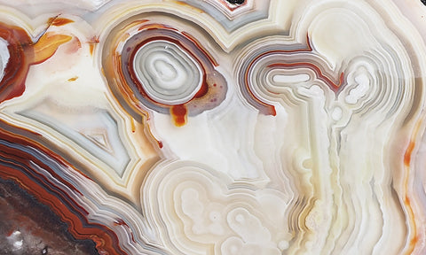 Mexican Crazy Lace Agate Rock Slab 424