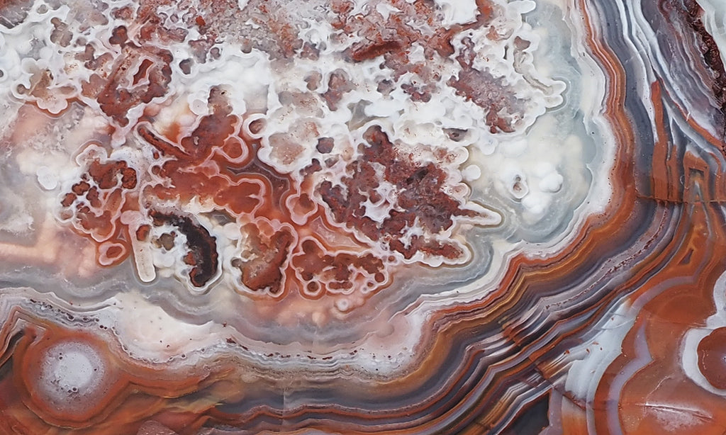 Lacy Rocks Slabs Laguna Lace Agate Rock Slab 497 – DD Rocks