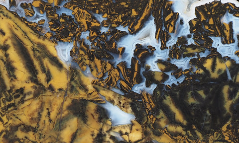 Yellow Feather Jasper Rock Slab 176