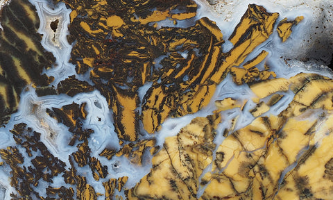 Yellow Feather Jasper Rock Slab 184