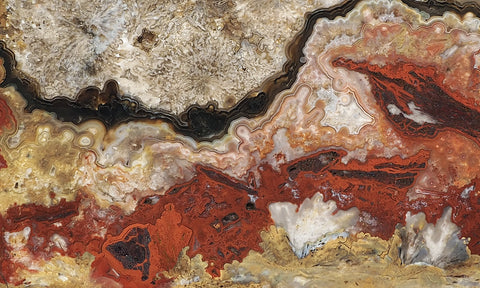Mexican Crazy Lace Agate Rock Slab 392