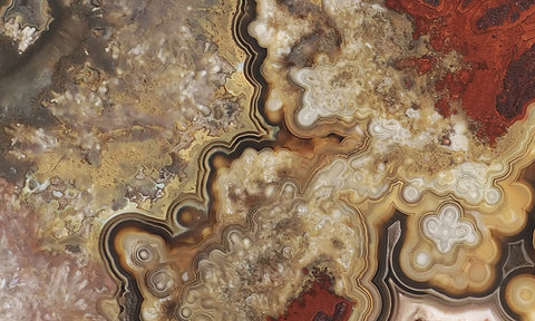 Mexican Crazy Lace Agate Rock Slab 390