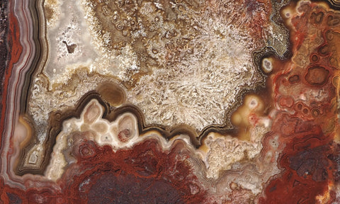 Mexican Crazy Lace Agate Rock Slab 402