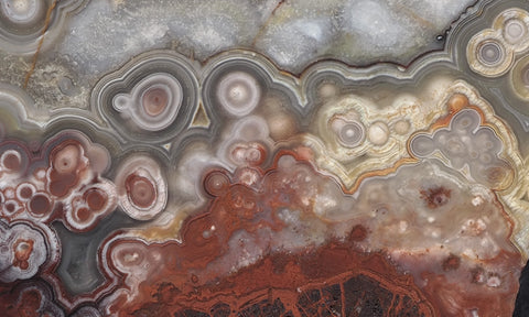 Mexican Crazy Lace Agate Rock Slab 391