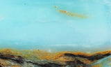 Blue Opal Wood Rock Slab 13