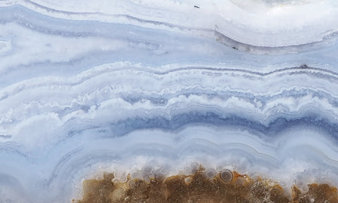 Blue Lace Agate Rock Slab 196