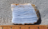 Blue Lace Agate Rock Slab 185