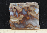 Blue Moon Plume Agate Slab 458