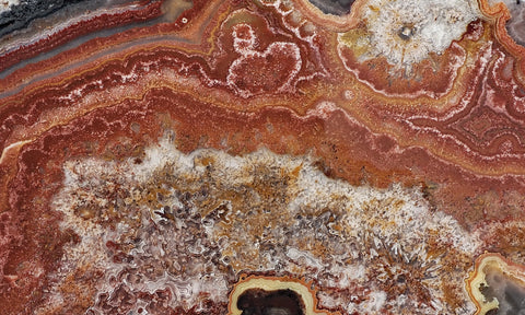 Flowering Peach Lace Slab 44